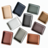 Plateau de service en béton fait main, plateau décoratif en ciment moderne et minimaliste pour table basse, décoration intérieure, cadeau