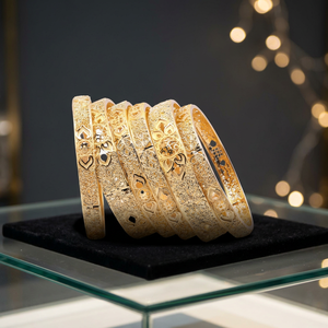 Wholesale Luxury 14K 18K 24K Gold Plated Brass <b>Bangles</b> <b>Set</b> Fashion Oro Joyeria Jewelry Orthodox Religious Jewelry - Product Image 4