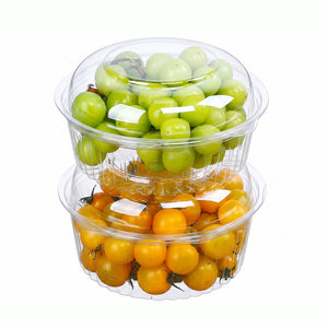 Clear Disposable Salad Bowls with Lids for Fruit and <strong>Veggie</strong> Meal Prep Professional Kitchen Food <strong>Containers</strong> - Product Image 3