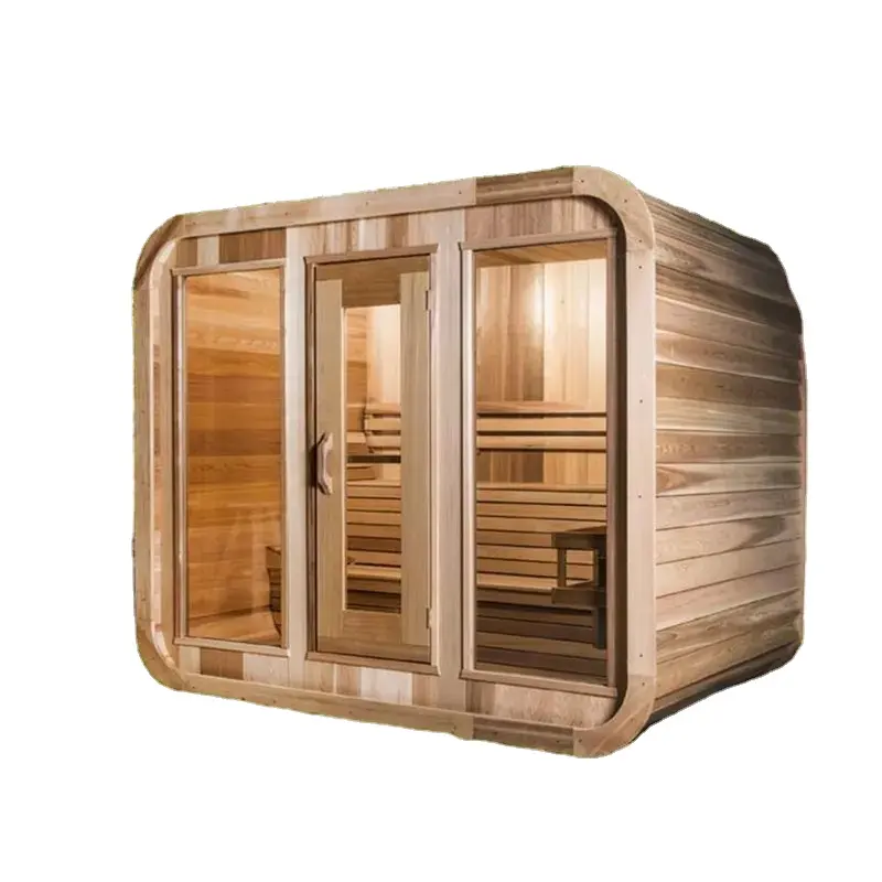 Sauna inframerah luar ruangan, sauna uap keringat banyak bentuk desain kustom kelas atas pabrik