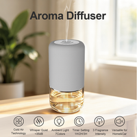 Diffuseur d'arômes intelligent pour voiture, rechargeable, sans fil, portable, avec pulvérisation automatique et minuterie, pour huiles essentielles, vente en gros