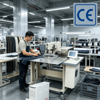 Machine à coudre industrielle de haute qualité pour la pose automatique de poches de veste, machine à coudre à découpe laser pour poches, machine à coudre à fermeture éclair