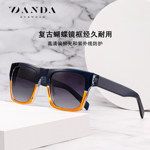 Vanda <b>Sunglasses</b> S31132 Unisex Polarized UV400 Outdoor Sun Protection Square Frame TAC Lens - Product Image 2