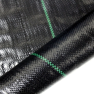 Toile tissée en polypropylène anti-mauvaises herbes, protection UV, couleur noire, pour l'agriculture, le paysage et les pépinières - Product Image 4