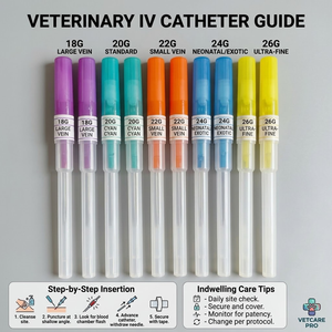 Catéter IV Veterinario Desechable con Código de Color y Cánula de Larga Permanencia - Product Image 4
