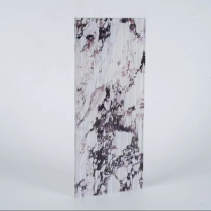 Choix du concepteur personnalisable <span class=keywords><strong>effet</strong></span> <span class=keywords><strong>marbre</strong></span> <span class=keywords><strong>verre</strong></span> cloison entrée escalier industriel salle à manger Boutique rideau décoration murale - Product Image 2