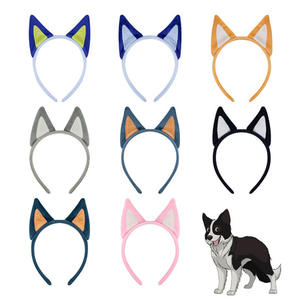 Bluuys وbingo طوق شعر لحفلات عيد الميلاد ، آذان الكلاب القطيفة ، أربطة رأس للأطفال والكبار ، أربطة رأس Blueys - Product Image 3