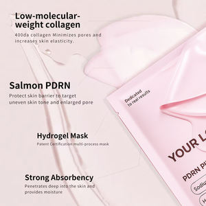 <span class=keywords><strong>Masque</strong></span> en gelée de collagène bio rose ADN PDRN de saumon OEM pour hydrater et raffermir la peau, masques faciaux coréens pour soins de la peau coréens - Product Image 2