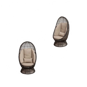 Leisure Outdoor Balcony Rattan <b>Round</b> Swing <b>Chair</b> Villa Courtyard Outdoor Furniture Hanging Rocking <b>Chair</b> - Product Image 1