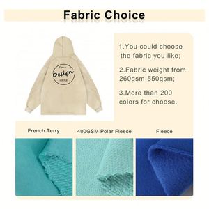 Custom Logo OEM Oversize Washed Solid Winter Hoodie Fashion Streetwear Blank Silk Screen Printing Binding <b>Pullover</b> 370gsm <b>Mens</b> - Product Image 2