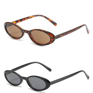Lunettes de soleil ovales <span class=keywords><strong>tendance</strong></span> 2026 pour femmes et hommes, monture étroite vintage <span class=keywords><strong>écaille</strong></span> de tortue, protection UV400 - Product Image 1