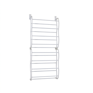 White Over Door <b>Shoe</b> <b>Rack</b> 8 Tier Hanging <b>Shoe</b> Organizer Metal Storage Stand for Bedroom Apartment - Product Image 1
