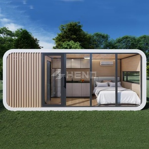 <span class=keywords><strong>Maison</strong></span> mobile préfabriquée modulaire de luxe en conteneur de 20/40 pieds, extensible et transportable, pour usage en villa, en acier - Product Image 1