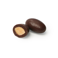 Vente chaude de boules de chocolat aux amandes enrobées de sucre, chocolat noir, vente en gros, fabriqué en Chine