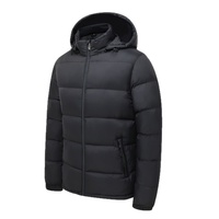 Blouson d'hiver tendance pour homme, style urbain, matelassé en duvet, col mandarin, couleur unie, fourni par l'usine
