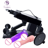Dildo con Cabeza Reemplazable y Vibrador Automático con Movimiento de Empuje, Juguete Sexual Femenino, Vibrador Estirable para Estimular la Vagina