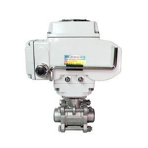 Vanne à boisseau sphérique télécommandée électrique COVNA DN50 PN63 12V en acier inoxydable avec filetage BSP et raccord ISO HK60-Q-3PS - Product Image 2