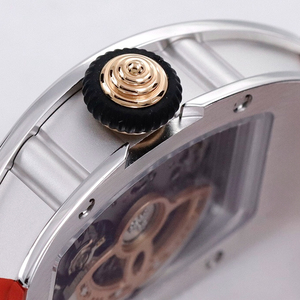 Ladies' Titanium Alloy Diamond-<b>Set</b> Automatic Mechanical <b>Watch</b> 07-01 Luxury <b>Watch</b> - Product Image 5