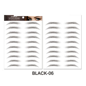 Nouveautés Autocollant de <span class=keywords><strong>Tatouage</strong></span> Temporaire Cosmétique Jetable par Transfert à l'Eau <span class=keywords><strong>Tatouage</strong></span> de Sourcils <span class=keywords><strong>4D</strong></span> pour Filles - Product Image 6