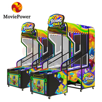 Machine de jeu d'arcade à monnayeur avec écran 55 pouces, jeu de lancer de balles et de rédemption de tickets, à vendre