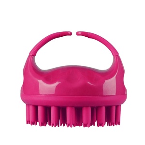 Customize Logo Pink Hair Shampoo Massage <b>Brush</b> <b>Scalp</b> Care <b>Brush</b> - Product Image 3