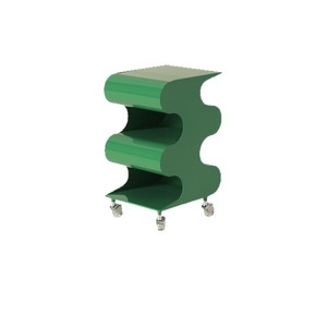 Carrello Portaoggetti in <span class=keywords><strong>Plastica</strong></span> Mobile, Stile Semplice e Creativo, Comodino con Vano Portaoggetti, Tavolino Laterale <span class=keywords><strong>Trasparente</strong></span> Stile Influencer - Product Image 5