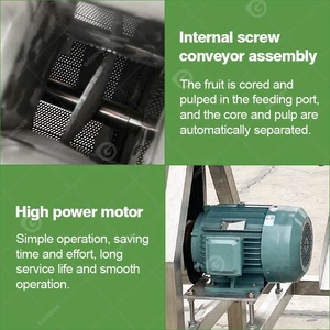 Công nghiệp Rau xoài puree niềm đam mê trái cây máy dứa Mứt làm cho bột giấy extractor <span class=keywords><strong>Cherry</strong></span> pulper - Product Image 5