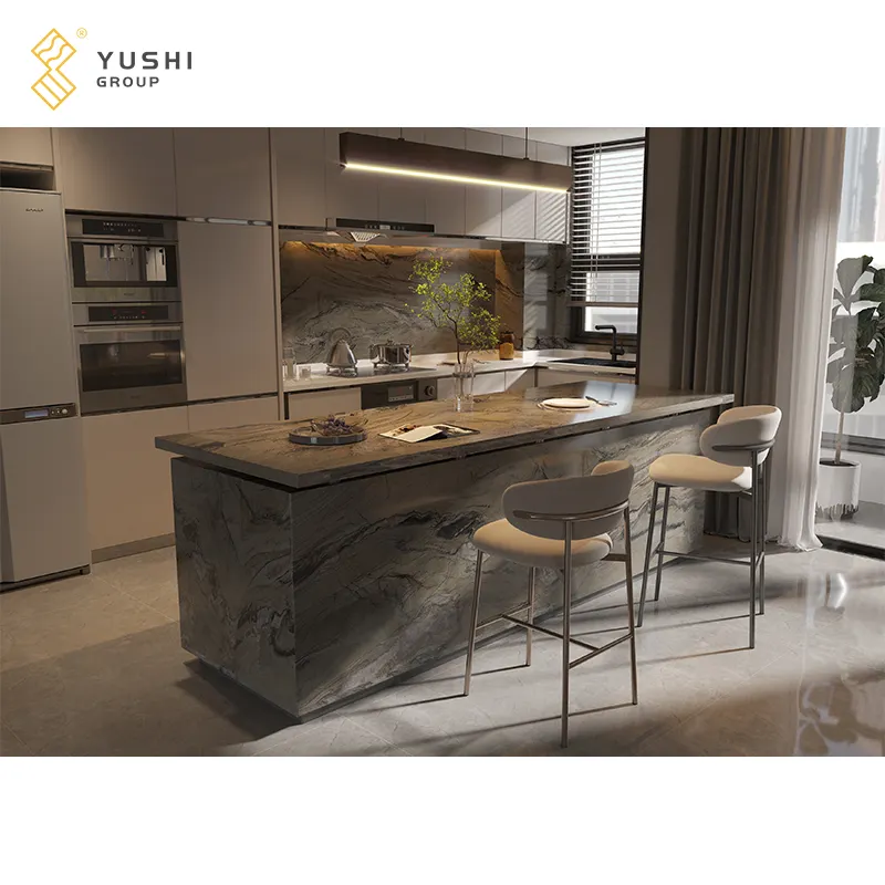 Yushi Group's Premium Quality Calacatta Macaubas Marble Slabs Natural Stone for Interior Design