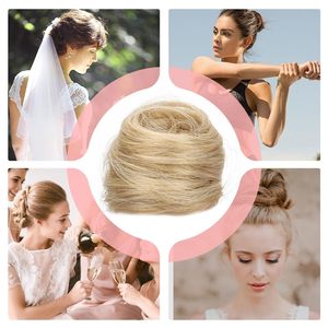 Extensions de chignon en cheveux naturels, type queue de cheval, avec élastique et anneau de fixation pour chignon - Product Image 3