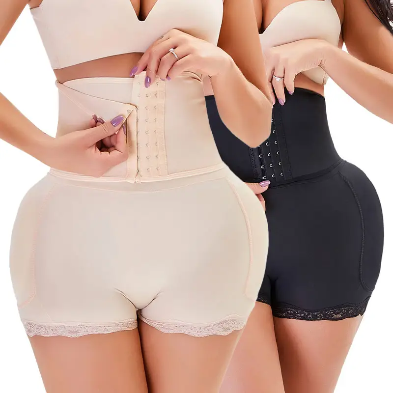 Sahte BBL popo dantel külot dikişsiz popo geliştirme Shapewear kadınlar için karın kontrol popo artırıcı