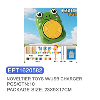 Kit de peinture DIY EPT Frog en plastique pour poterie, argile, arts et artisanat, pour filles de 5 à 7 ans