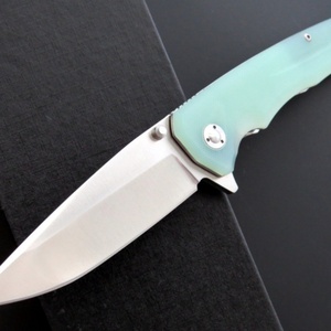 Couteau pliant HK D2 en acier, manche G10, diverses couleurs, couteau de camping, chasse, défense personnelle, qualité DIY, OEM/ODM personnalisable 1 - Product Image 2