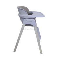 Chaise haute pour bébé 4 en 1 Siège de salle à manger convertible pour bébé Siège rehausseur pour bébés et tout-petits Chaise d'alimentation pour bébé facile et sans outil