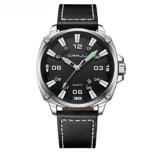 Reloj Casual de Negocios Clásico para Hombre OEM ODM, Correa de Cuero de Moda, Esfera Grande de 43 mm, Reloj de Cuarzo con Números Arábigos, Reloj Deportivo - Product Image 2