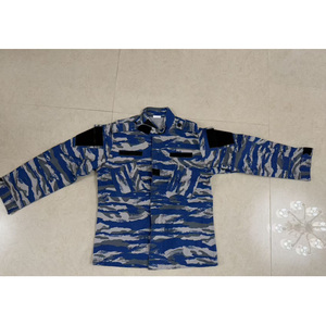 Combinaison de camouflage bleu marine DF BDU en mélange de coton, printemps-automne, décontractée pour l'extérieur, vente en gros - Product Image 3