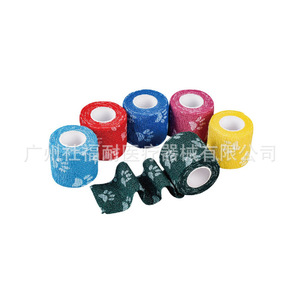 Set de Vendajes Elásticos Deportivos Impresos Transfronterizos, Vendaje Autoadhesivo No Tejido para Tatuajes, Material de Algodón para Deportes - Product Image 3