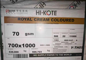 Papel de Impresión Hikote de 70/80 g/m², Pulpa Duradera, Grano Largo, Color Crema Real, para Biblias y Diccionarios, con Función Anti-Rizado - Product Image 2