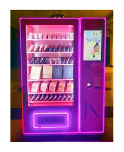 Beauty Pink Makeup Vending Machine Coin/QR Code/Token Payment System With SDK Function Credit Card Payment System