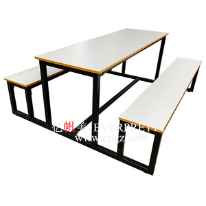 Mesa de comedor moderna para 4 personas, muebles escolares, asiento de restaurante - Product Image 2