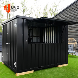 Contenedor de envío móvil de diseño modular de construcción rápida, <span class=keywords><strong>tienda</strong></span> minorista, <span class=keywords><strong>tienda</strong></span> de cafés al aire libre personalizable con apariencia de acero única - Product Image 3