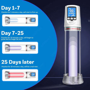 Heißer Verkauf Automatische Flüssigkristall-Elektrische Vergrößerungspumpe für Männer Erwachsenen-Sexspielzeug Penispumpe Männlicher Masturbator Sexspielzeug für Männer - Product Image 6