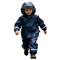 Salopette imperméable AOJIE -PU13 pour enfant, unisexe, randonnée en plein air, imperméable