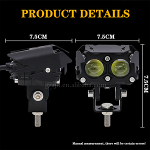 Hai Mini Led Đèn Pha mắt ống kính lái xe làm việc ánh sáng đèn sương mù <span class=keywords><strong>DRL</strong></span> bóng đèn cho xe ô tô suvs-mini tự động chiếu sáng bên ngoài cho Xe Xe tải - Product Image 3