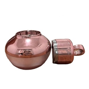 Envase Cosmético Vacío de 30g 50g, Contenedor de Maquillaje de Acrílico de Alta Calidad, Botella Dorada para Crema, Envases para Cosméticos - Product Image 2