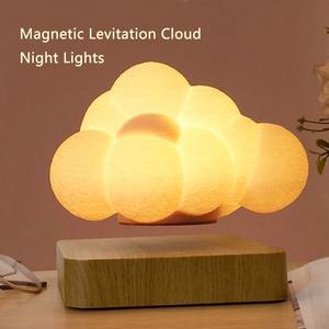 Lámpara LED de Levitación Magnética, Decoración de Nubes Levitantes, Lámpara de Noche Táctil para Dormitorio, 3 Colores, Iluminación Ambiental Giratoria - Product Image 3