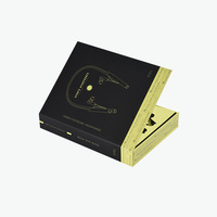 Boîte d'emballage en papier personnalisable pour écouteurs et casques de sport filaires GMI avec gaufrage, laminage mat, revêtement UV, recyclable