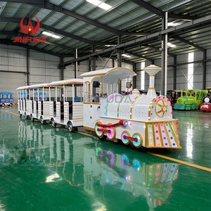 <span class=keywords><strong>Train</strong></span> <span class=keywords><strong>électrique</strong></span> sans rails de luxe <span class=keywords><strong>pour</strong></span> enfants, 24 places, <span class=keywords><strong>pour</strong></span> centre commercial et parc d'attractions en plein air - Product Image 1