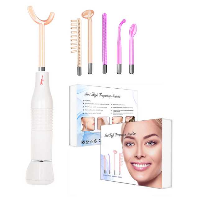 High Frequency Facial Wand Portable High Frequency Facial Machine Facial Beauty Machine for Skin Tightening