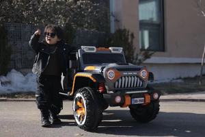 Voiture électrique pour enfants, jouet pour bébé, blanche, jaune, noire, rouge, en promotion - Product Image 4