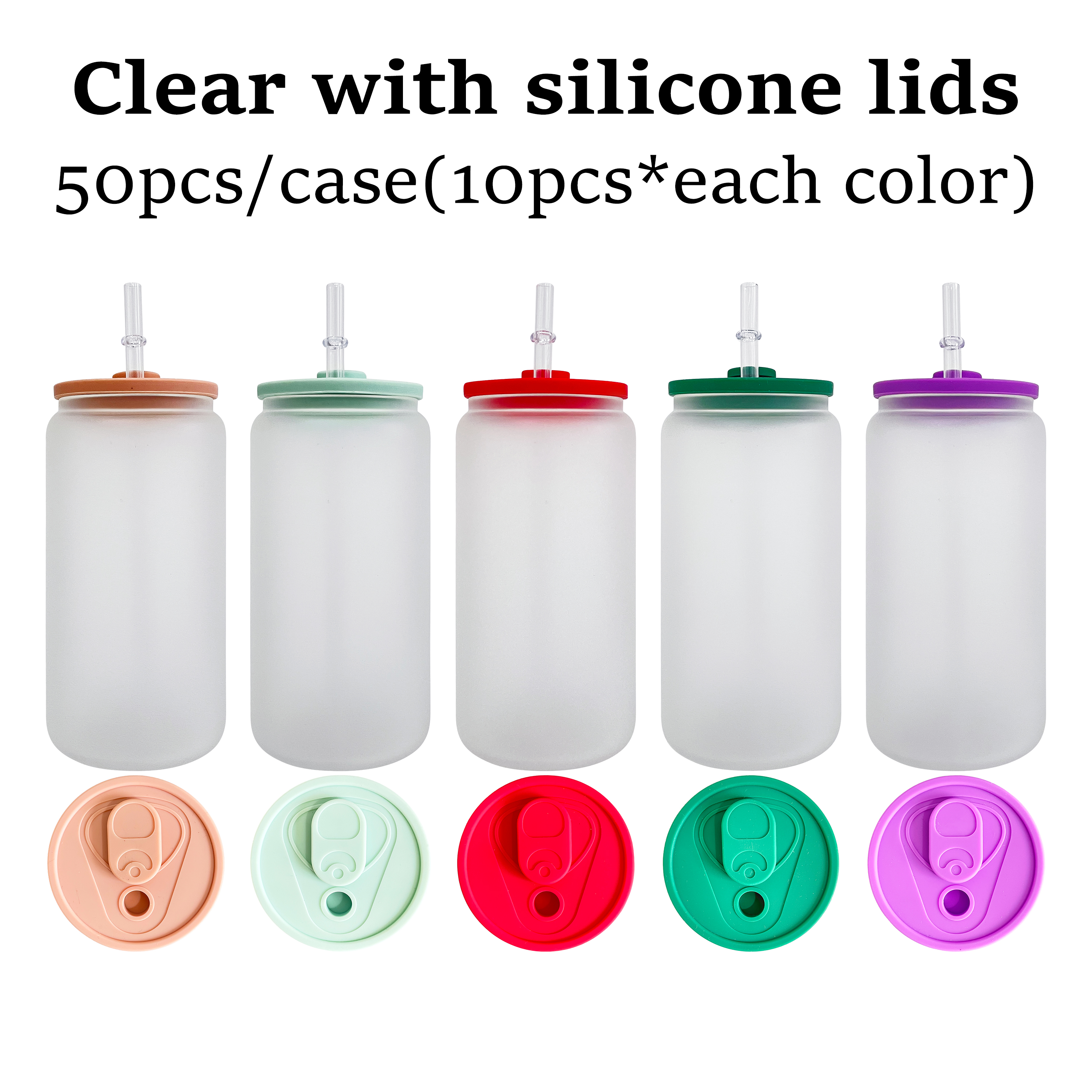 16oz silicone givré
